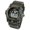 Casio Offroad-Sinn Modetrend Straße Retro Einfach Trend Mondphasen-LCD-Anzeige Sport Wasserdicht Quarzwerk Harzarmband Japanisch und G-7900-3