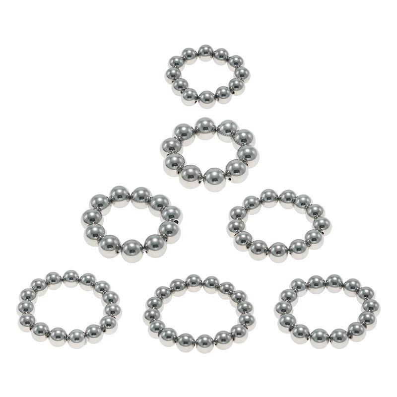 Male Penis Ring Sheep Eye Ring Prepuce Blocking and Relieving Emotion Aid Beads Massage Climax Beads Sex Tools