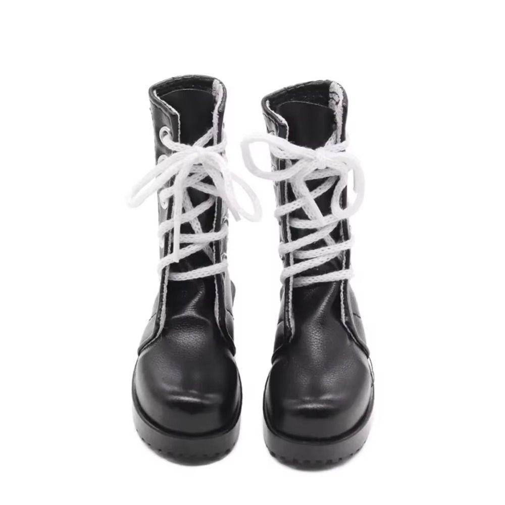 Retro Brown Doll Boots Casual Wearing Doll Long Boots Fashion 60cm Doll Shoes  Doll Accessories