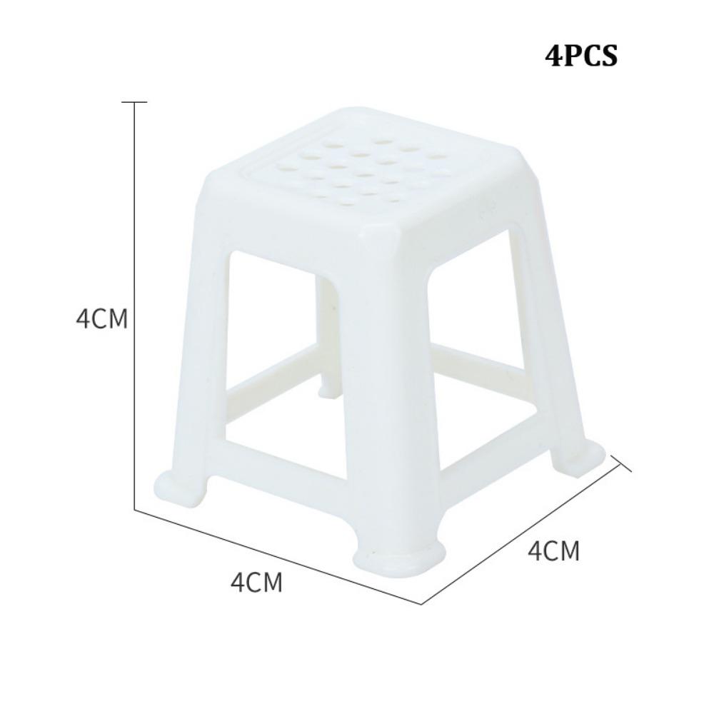 Multicolors Chinese Mahjong Pocket Table Set 1:12 Miniature Things Dollhouse Accessories