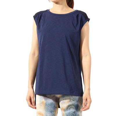 Ein Langschwanz-Tanktop Marineblau Karomuster(t) Damenoberteil,