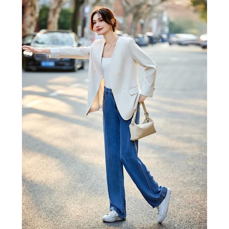 TERRE BLEUE Women's Fashion Commuter Blazer