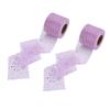 2pcs Shiny Appearance Glitter Tulle Rolls 25 Yards Each Netting Fabric Rolls  For DIY Crafts