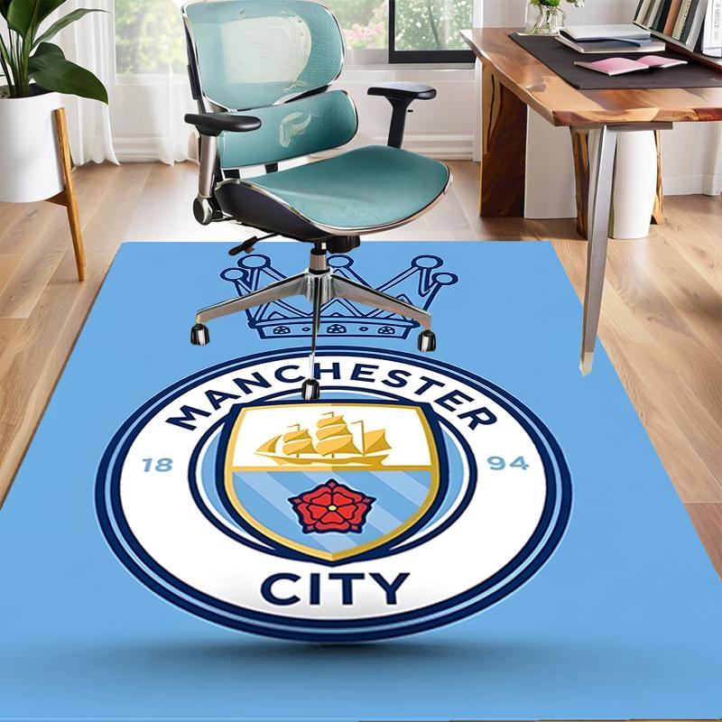 1pc Football Team Design Area Rug - Non-Slip, Soft & Cozy Floor Mat for Living Room, Bedroom, Office - Indoor/Outdoor Decorative Carpet