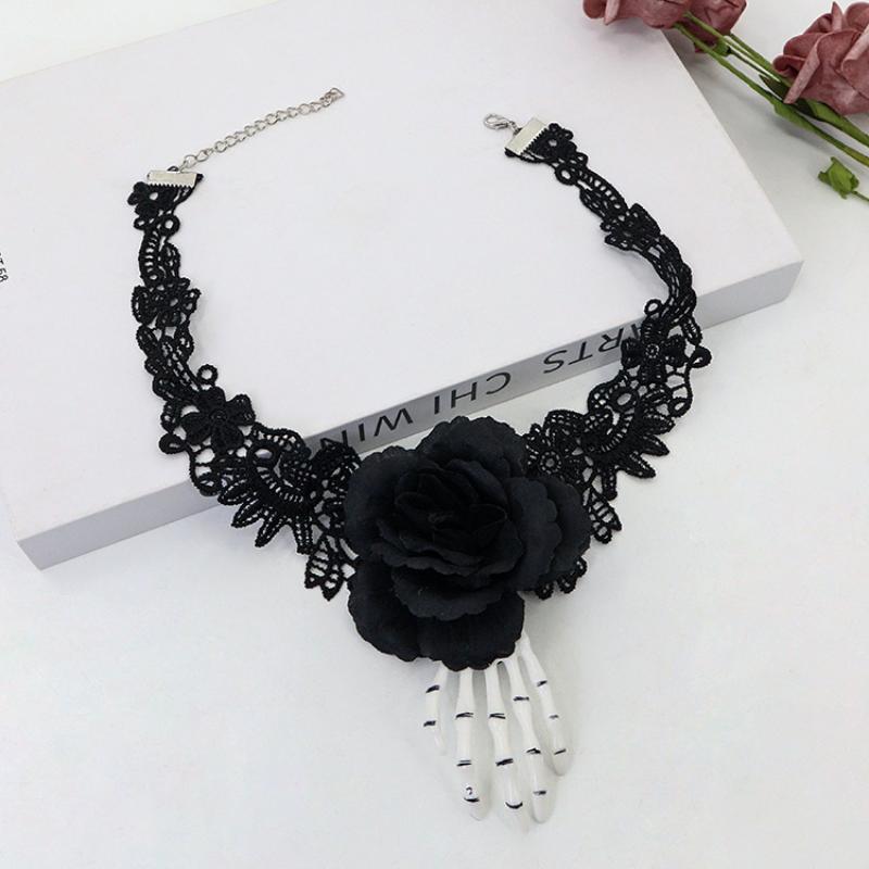 Serre-tête couronne de fleurs roses Accessoires photo Boho Halloween Coiffure Costume de fête Jour des Morts Coiffe