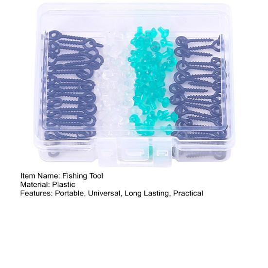 Rubber Beads Carp Fish Hook Accessories Compact Design Portable Universal Simple Installation Fish Hook Stopper Kit