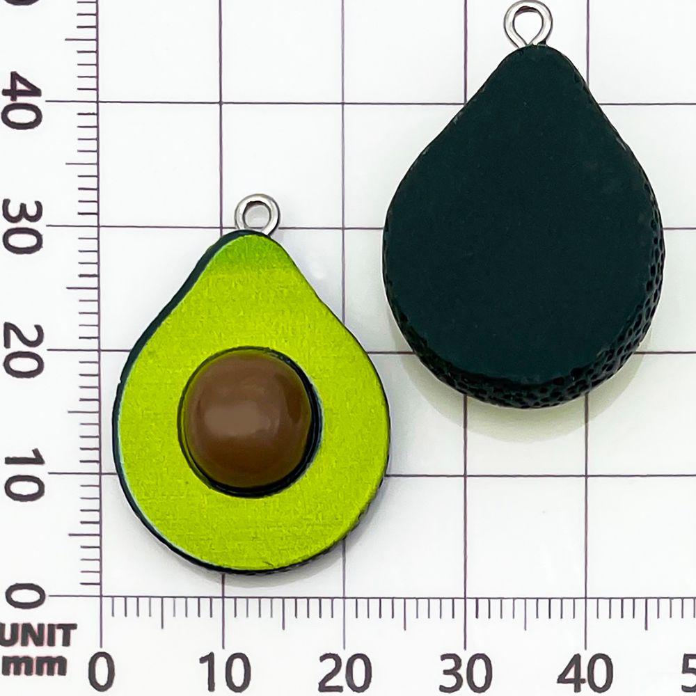 15-Color Resin Cartoon Fruit Pendants: Watermelon & Apple Charms for DIY Jewelry