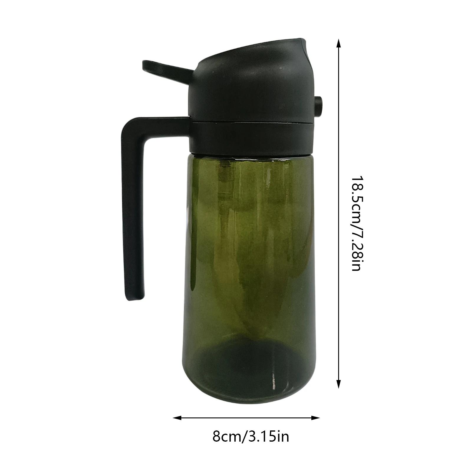 

470ml Oil Dispenser Bottle for Kitchen Oil Spray Bottle 2-in-1 Cooking Press-type spray oil bottle Olive dispenser Container