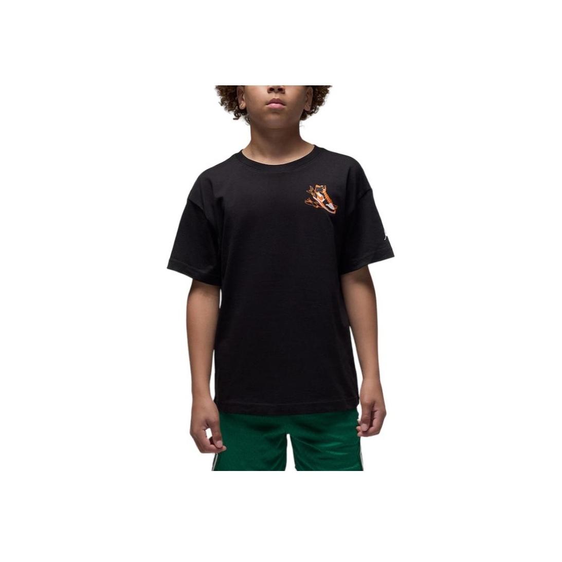 

Jordan Футболка с круглым вырезом, модная, удобная, универсальная, с коротким рукавом, детские топы IO2294-010 XL