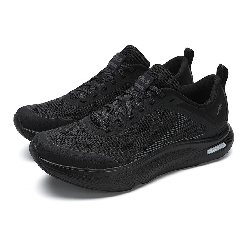 New FILA NUVOLE JOG Abrasion Resistant Low Top Running Shoes Men's Black A12M521129FBB