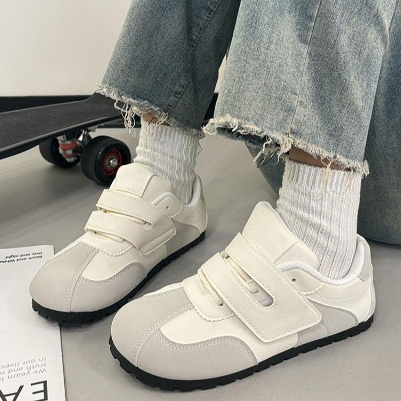 Korean version of Velcro German training shoes women's 2025 autumn new trendy ins style casual shoes versatile personalized sports shoes