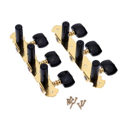 Alice AOS-020B3P 1 Pair Gold-Plated 3 Machine Head Classical Guitar String Tuning Keys Pegs