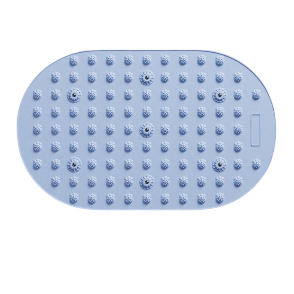 

Anti Fatigue Foot Massage Mat Soft Silicone Jogging Pad Acupressure Board Foot Reflexology Tool Blue 65x40cm