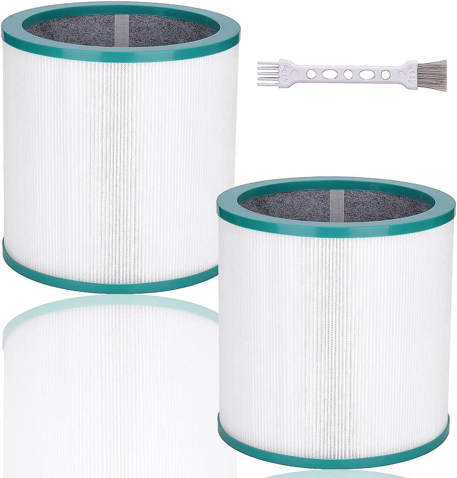 

Laukowind Replacement TP02 Air Purifier Filter for All Dyson Pure Cool Link Models AM11 Tower Purifier Part Number TP01, TP02, TP03, BP01, 968126-03