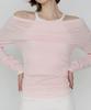 Debiweeo Drape Two-Way Long Sleeve Devi-T0143-Pink