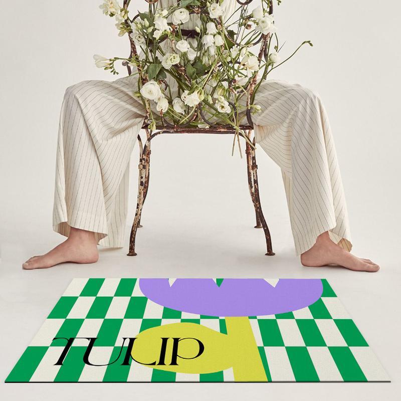 

Тканевая деревянная диатомовая подушка, коврик для пола перед дверью в туалет, нескользящий впитывающий коврик для пола в ванной, коврик для пола перед дверью в ванную/туалет 40X60cm 15.7X23.6in