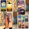 Airplane Flying Into The Sunset For Huawei Nova Y73 Y60 Y70 Y90 Y72 Y61 Y91 7i 8i 11i 12i 12s 9 10 SE P20 P30 P40 Lite Case