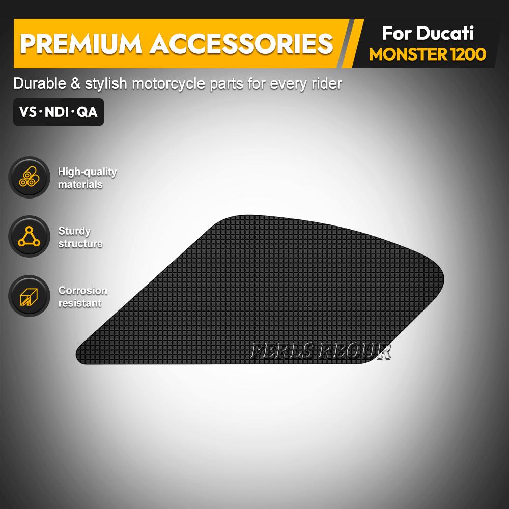 Motocycle Fuel Tank Pad For Ducati Monster 797 2017-2019 Anti Slip Stickers Traction Protection Accessories