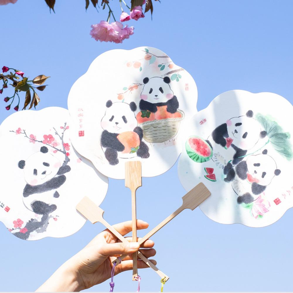 Outdoor Xuan Paper Classical Dance Fan Colorful Hand Fan Dance Performance Props Bamboo Home Decoration Gift Home Decoration