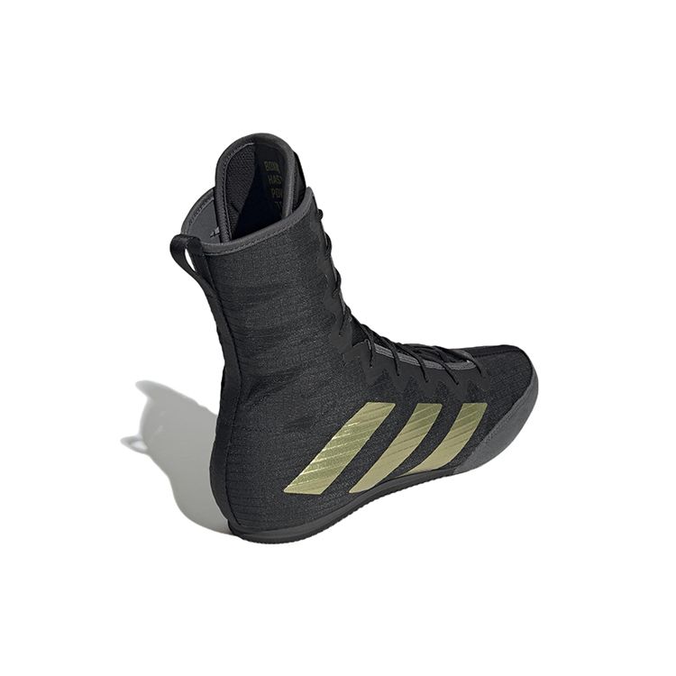 Adidas Buty bokserskie Box Hog 4 Czarne Złote Metaliczne Unisex Core-Black Grey-Six GZ6116