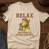 Relax Frog Graphic Tee, Cottagecore Western T-Shirt