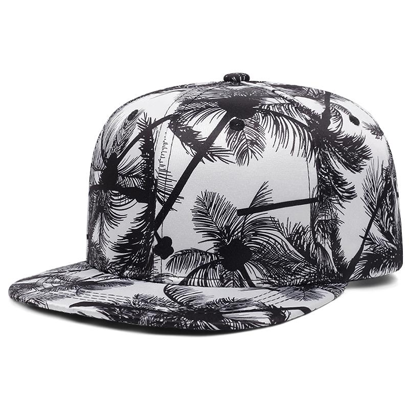 

Мужская Мода Хип-Хоп Синяя Бейсболка с Регулируемым Козырьком, Пряжкой и Застежкой Снэпбэк, Уличная Солнечная Шляпа с Кокосовой Пальмой Adjustable белый