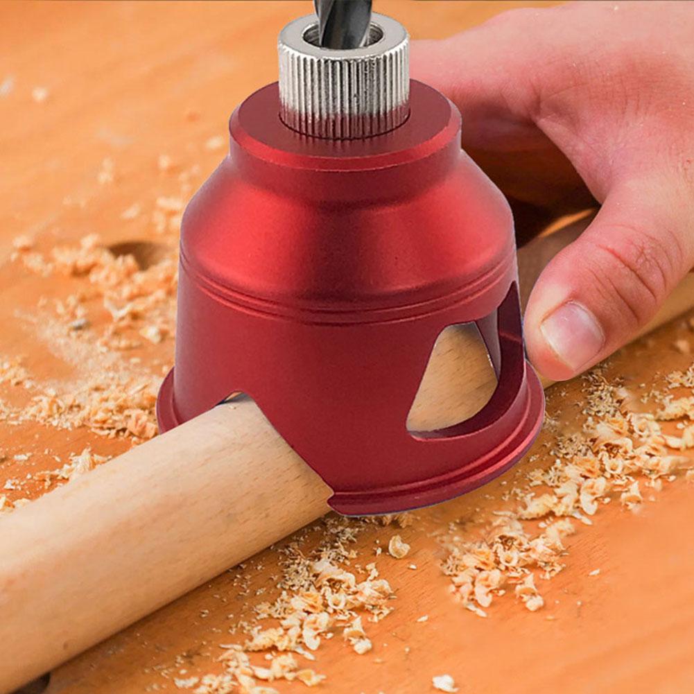Aluminum Alloy Vertical Drill Guide with 2-10 MM Drill Sleeve Right Angle Drill Hole Guide for Woodworking DIY Tools
