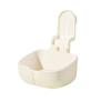 Non Tip Over Rabbit Food Bowl Bite Resistant Hamster Food Container  Indoor Pet Feeding