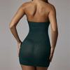 Hip Wrap Dress Short Skirt Anti Penetration Bottom Dress Gauze Women's Clothes Sleeveless