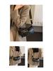 Women's 2025 Autumn Fashion Retro Pillow Crossbody Bag with Wide Strap