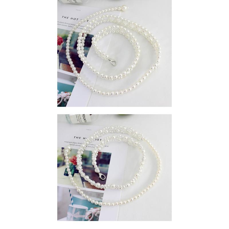 Hook Pearl Belt Women's Dress Han Dynasty Accessories Thin Waist Chain Eleganceelegant Elastic Waist Seal