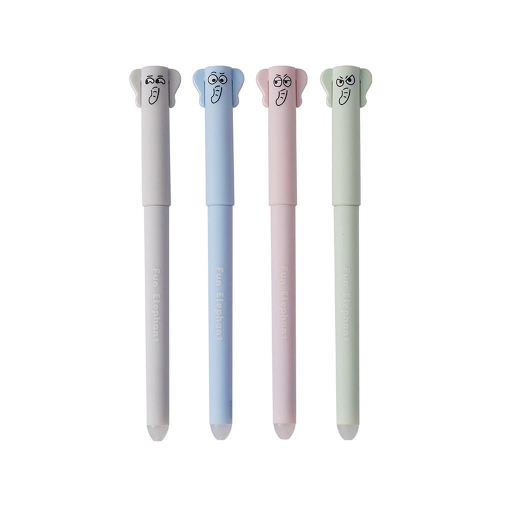 4Pcs Creative Animal Pattern Ballpoint Pens Funny Themed Copywriting Ballpoint Pens School Office Stationery Writing Supplies