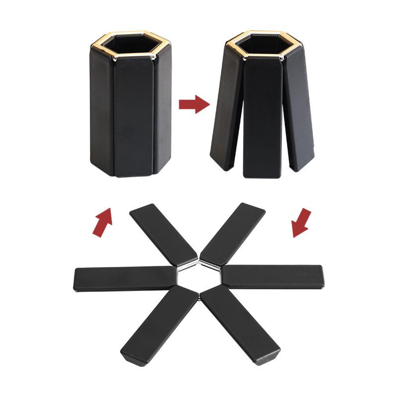 Pot Mat Dish Placemat Coaster Folding Heat Insulation High Temperature Pots And Pans Kitchen Gadgets Tool Accessories for Home