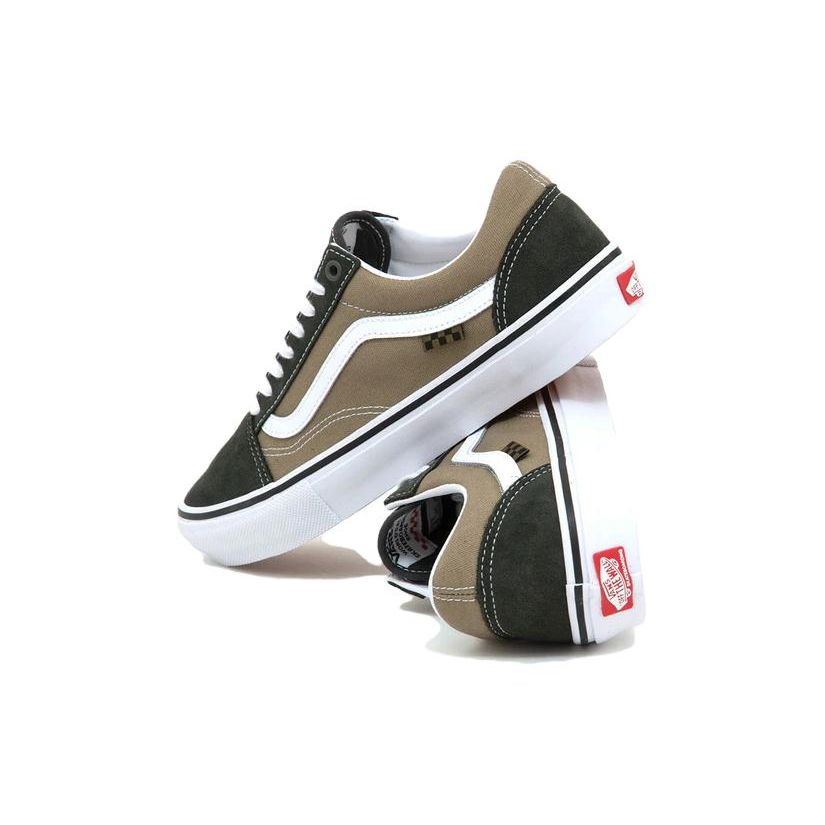 Vans Skate Old Skool Gothic Olive Unisex tenisky Zelené VN0A5FCBCUQ