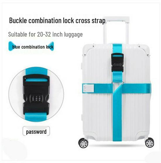 Cross Strap Suitcase Stabilizer: Secure Adjustable Travel Luggage Reinforcement