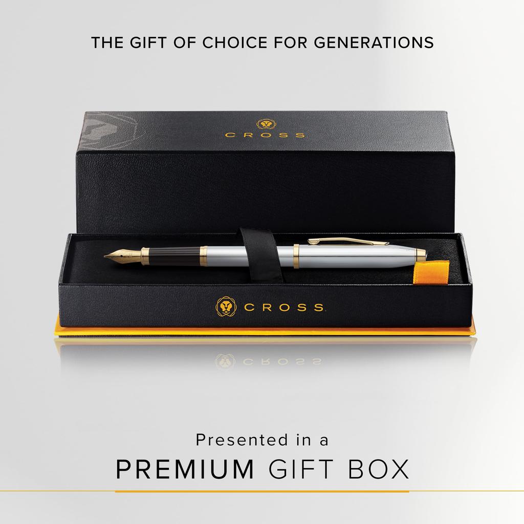 Cross Fountain Pen M Medium Nib Century 2 3309M Medalist Official Import