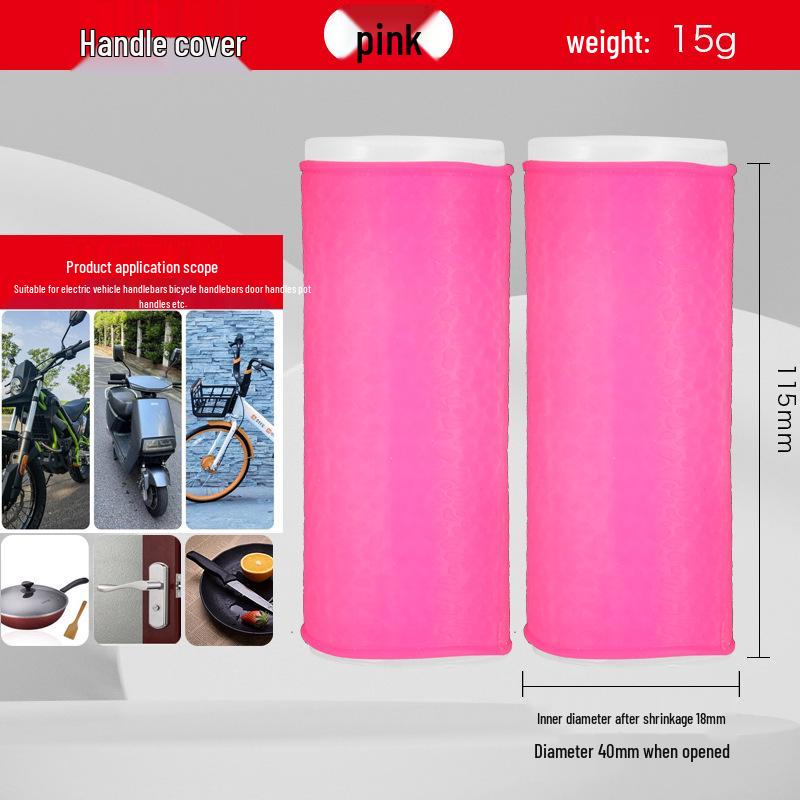Universal Non-Slip Silicone Handlebar Grips for E-Scooters: Quick Install, Self-Suction, Shock-Absorbent, Wear-Resistant, Various Colors.