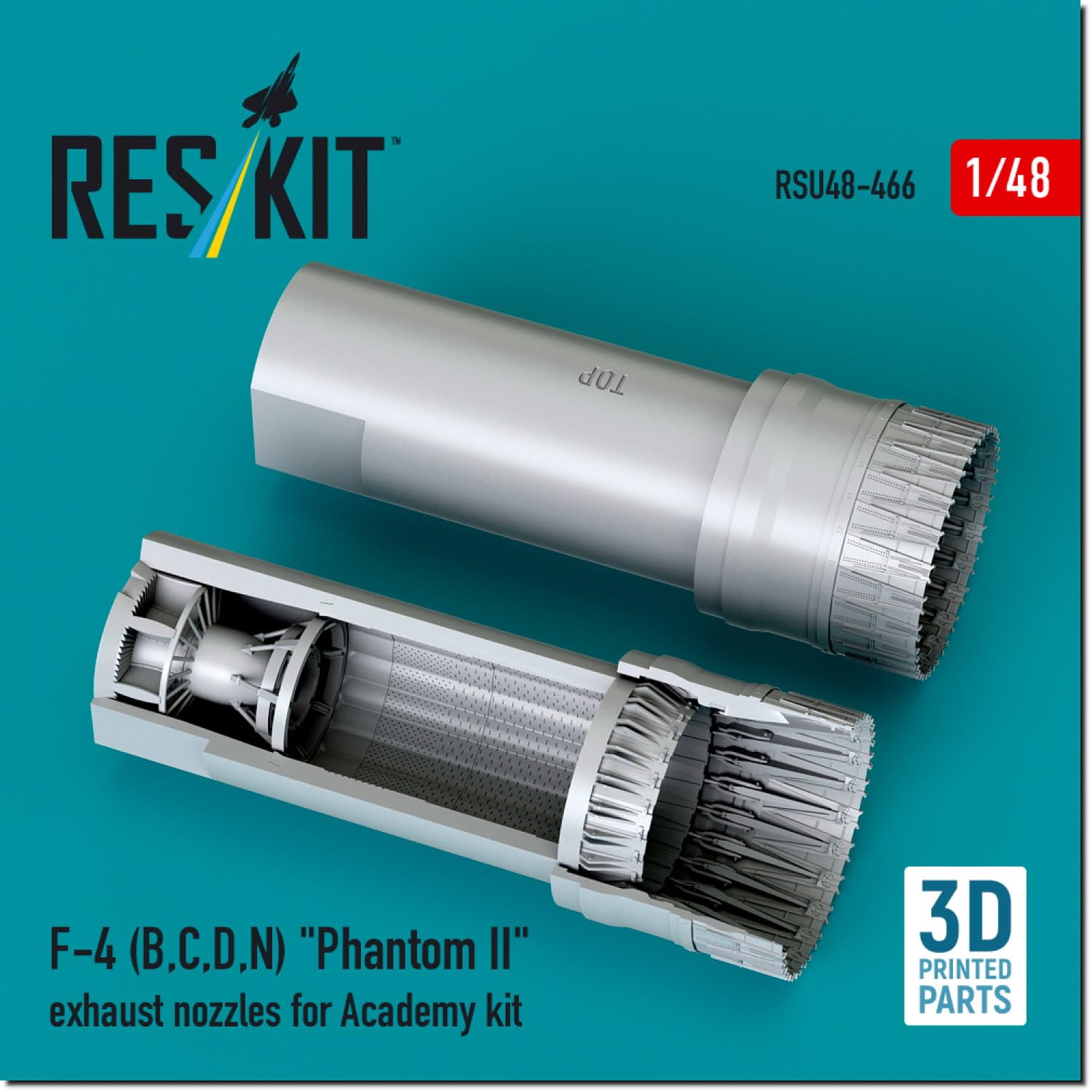 

Reskit 1/48 F-4B/C/D/N Afterburner (for Academy Model Kits) Plastic Model Kit Parts RSKU48-0466 (Airplane)