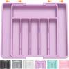 Organisateur de tiroir à couverts extensible Boîte de rangement réglable en plastique pour couverts Cadeau de pendaison de crémaillère parfait pour les nouveaux propriétaires