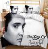 Größe 3D Digitaldruck Elvis Presley Heimtextil Quilt-Set Dreiteilig