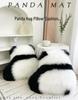 Plüsch-Panda-Rücken-Umarmungskissen - Niedliches Sofakissen, Nachttischkissen und Rückenlehnenkissen für das Wohnzimmer.