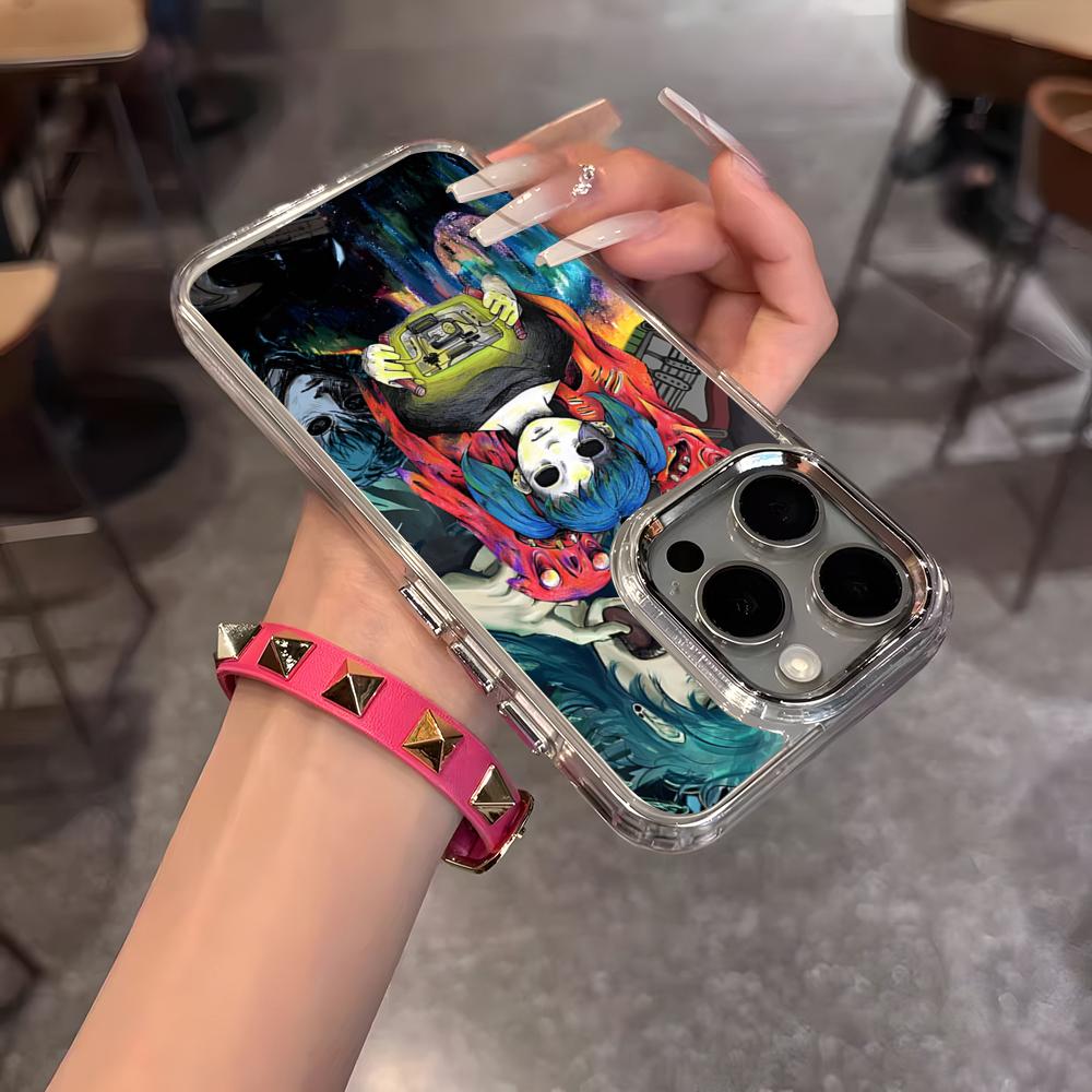 

Game S-Sally Face Horror Phone Case For IPhone 17 Air 16 15 14 13 12 11 Pro Pro Max Plus Transparent Soft Cover iPhone 14