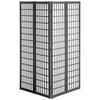 Room Divider Japanese Wall Divider 4 Panel Screen for Room Separation