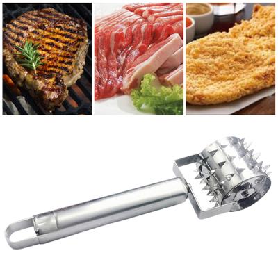 Herramienta para ablandar carne de res y cerdo, duradera, de grado alimenticio y resistente al óxido, ampliamente utilizada. Rodillo para ablandar carne.