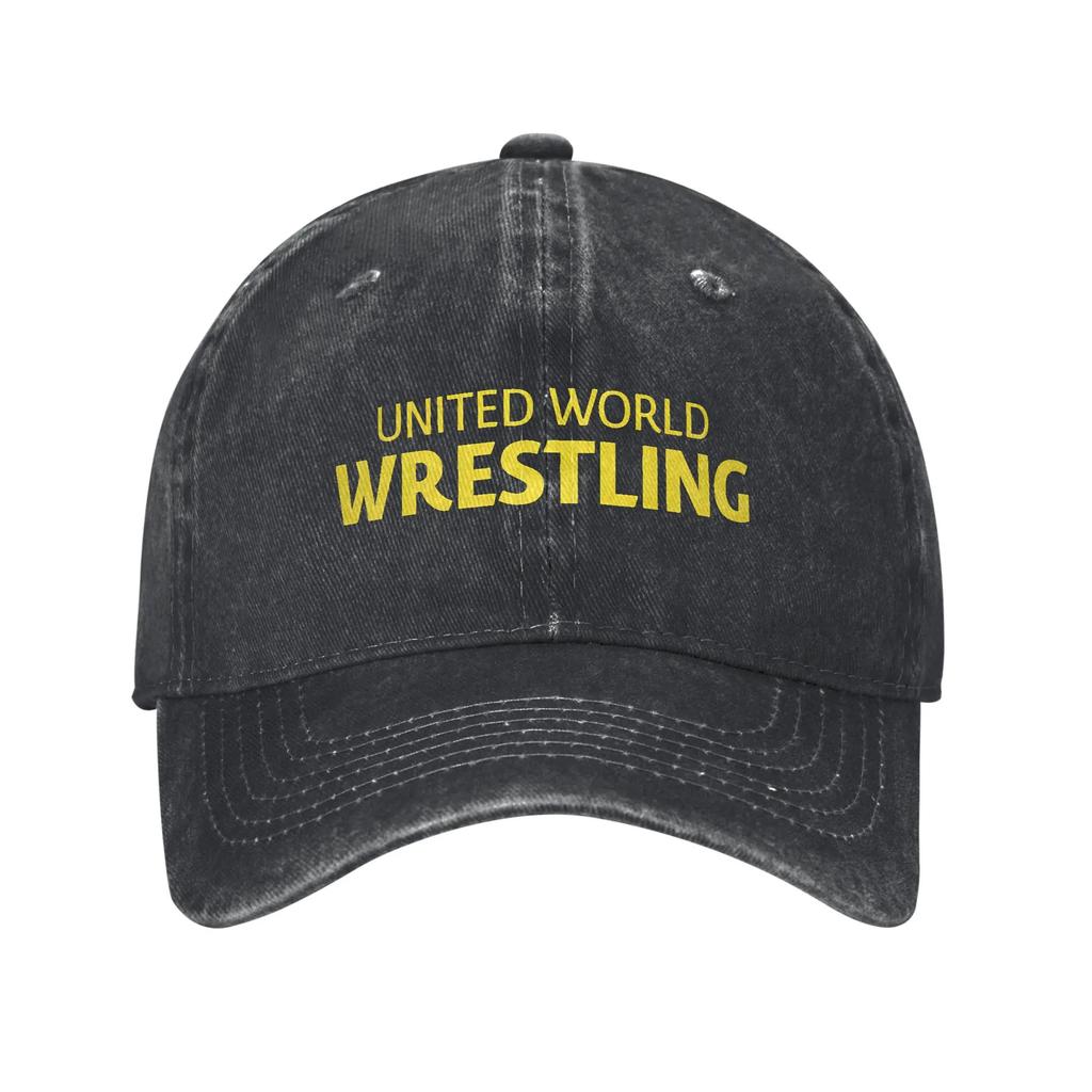 Gorra de Béisbol Informal con Logo de United World Wrestling UWW para Unisex Verano Exterior Gimnasio Gorra Trucker Estilo Callejero Gorra Snapback Protector Solar
