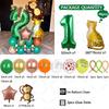 Cartoon Jungle Animal Balloon Set Monkey Leopard Safari Wild Birthday Party Decorat Baby Shower Jungle Party Home Deco Supplies