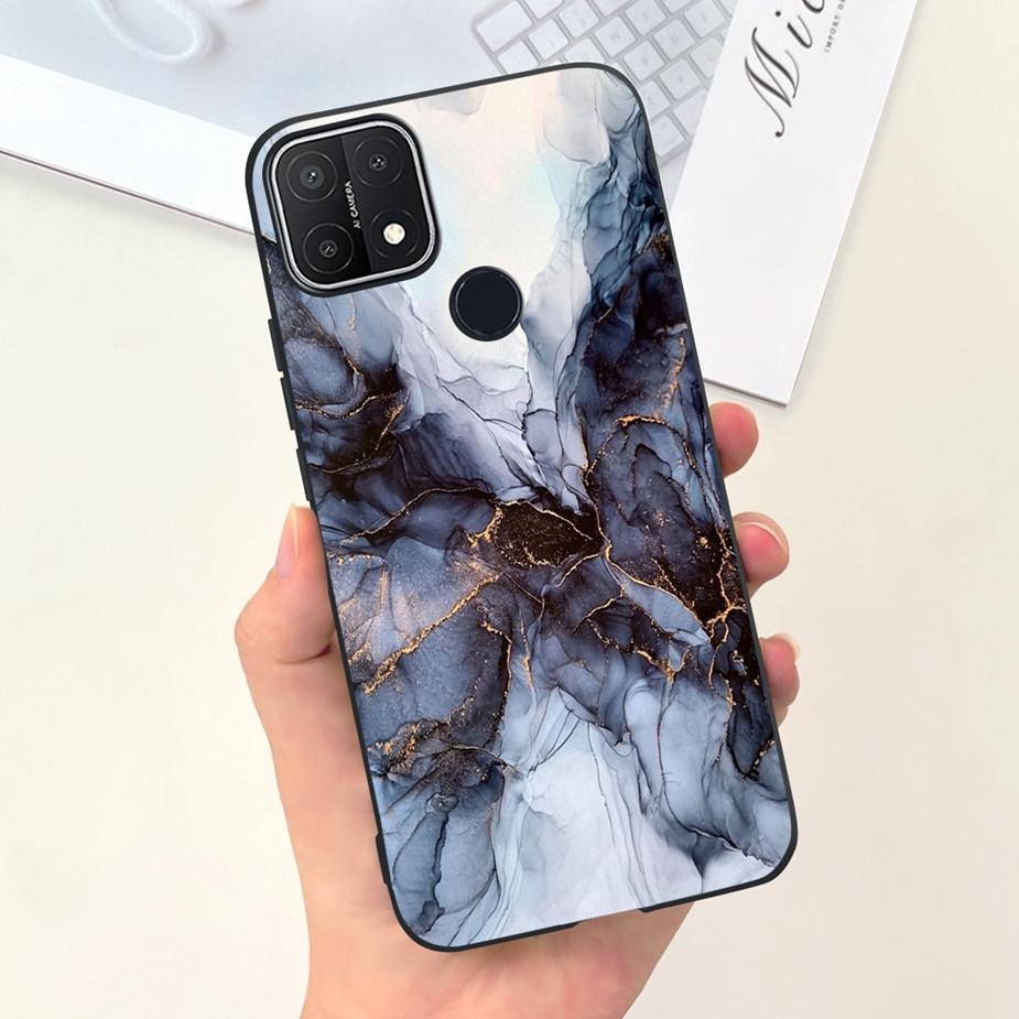 For Oppo A15 Case Oppo A15s CPH2179 Cute Fashion Candy Painted Cover Soft TPU Phone Case For Oppo A15 A 15 s OppoA15 Full Bumper