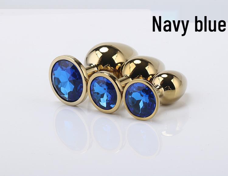 Diamond-Studded Metal Butt Plug for G-Spot Pleasure