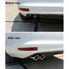 Dsycar Exhaust Tips Pair Compatible With VW Volkswagen JETTA 2009-2018/ SAGITAR 2011-2015 / POLO 2012-2014 / GOLF 7 2013-2015 / Compatible With BMW