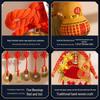 2025 Mid-Autumn Festival Broom Pendant with Wanzi Knot & Gourd Decor for Front Door